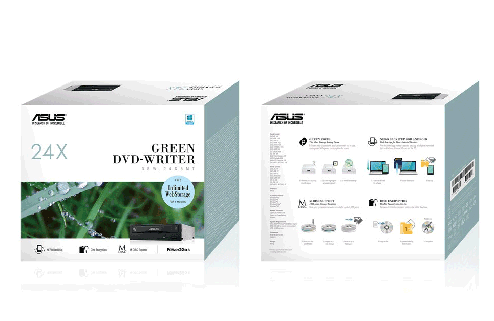 Ổ đĩa DVD WR Asus 24D5MT-Tray