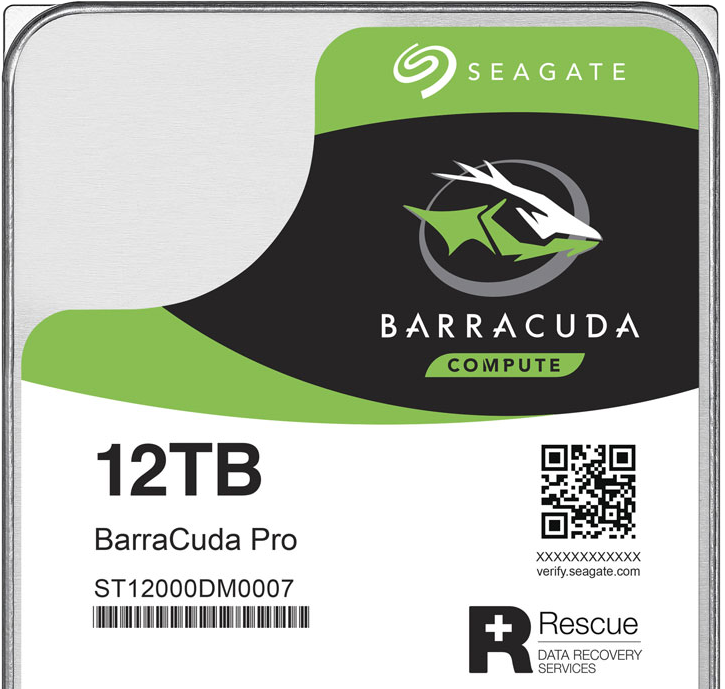 Ổ cứng HDD Seagate 12TB Barracuda Pro Sata
