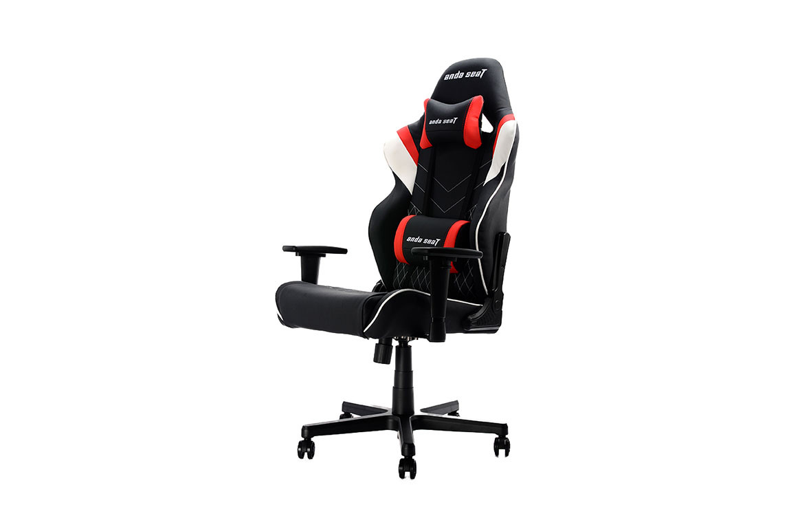 Anda Seat Assassin King - Full PVC Leather 4D Armrest Gaming Chair (Black/white/red )
