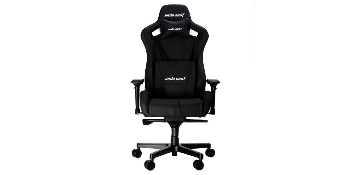 Anda Seat Infinity King Full Black- Full PVC Big Lumber 4D Armrest Gaming Chair ( Black )