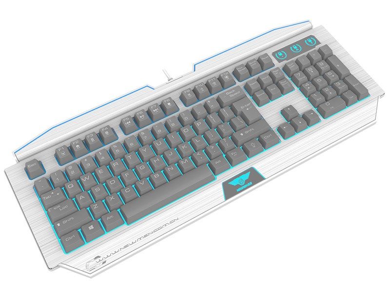Bàn phím Newmen GM100 (Trắng xám) 2