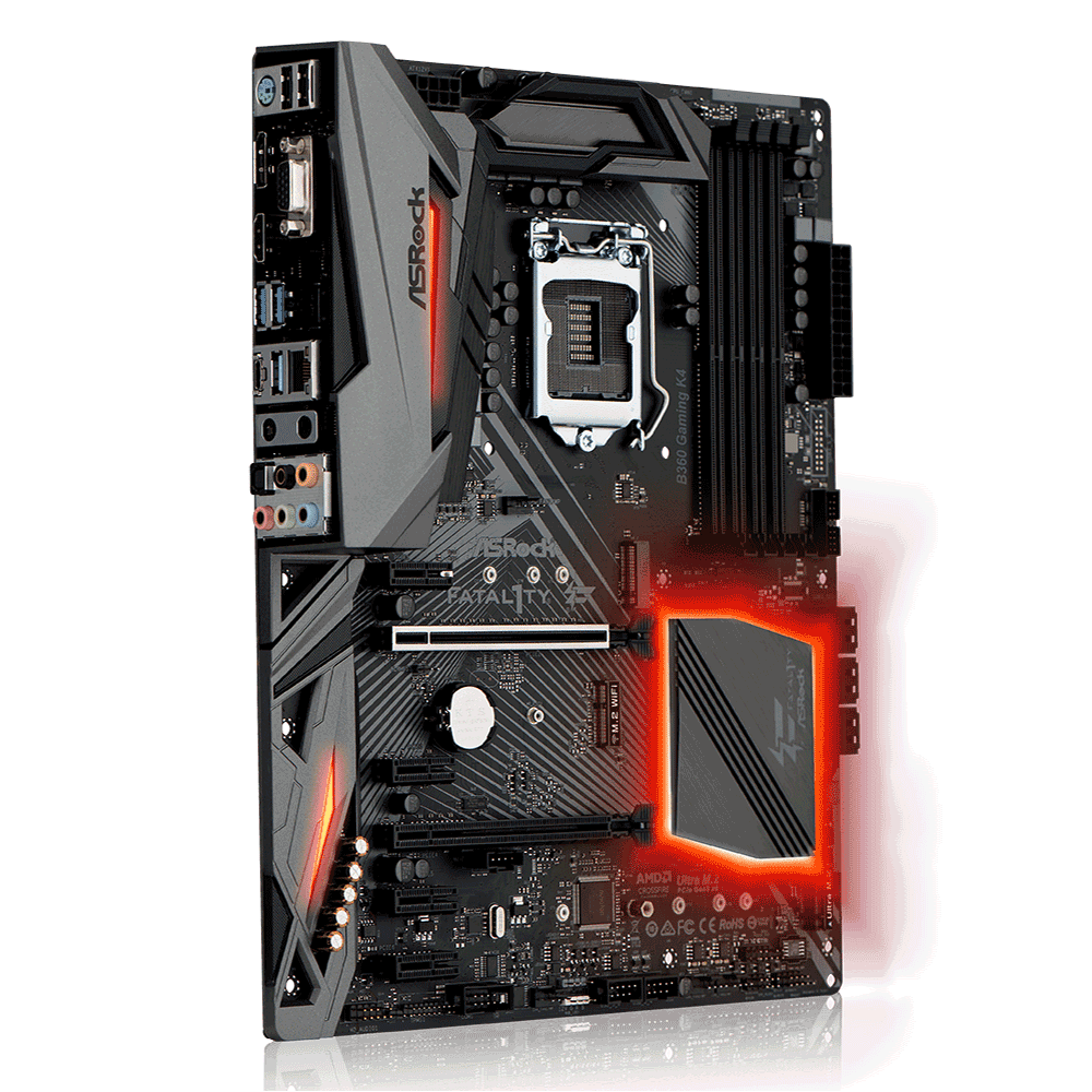Bo mạch chính/ Mainboard Asrock B360 Gaming K4