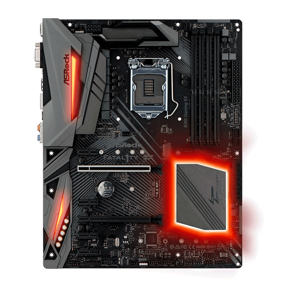 Bo mạch chính/ Mainboard Asrock B360 Gaming K4