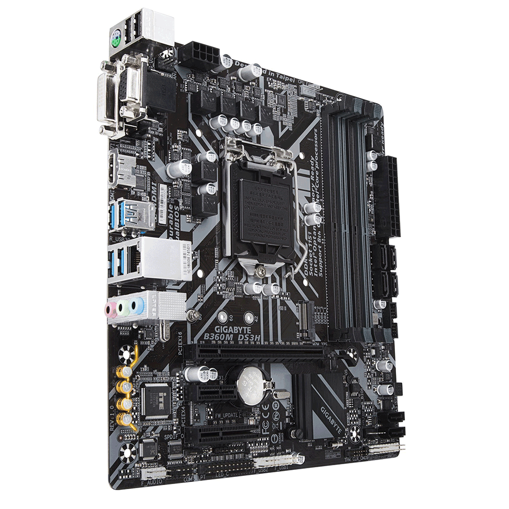 Bo mạch chính: Mainboard Gigabyte B360M-DS3H 2
