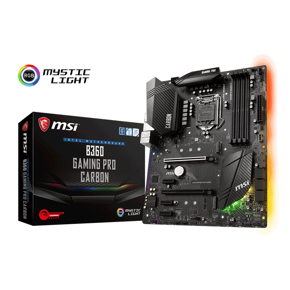 Bo mạch chính/ Mainboard Msi B360 Gaming Pro Carbon