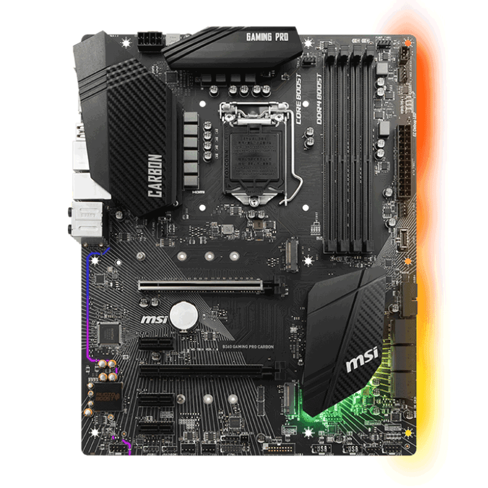 Bo mạch chính/ Mainboard Msi B360 Gaming Pro Carbon