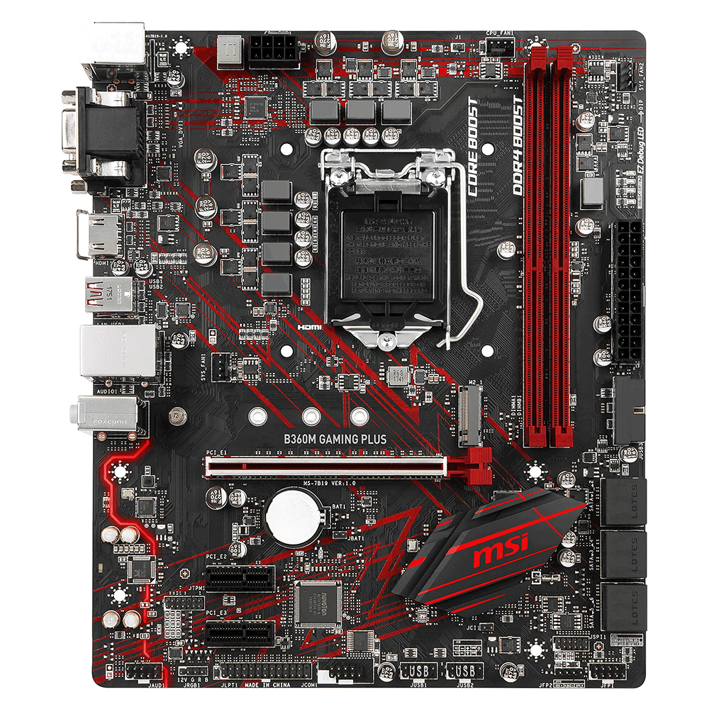 Bo mạch chính/ Mainboard Msi B360M Gaming Plus