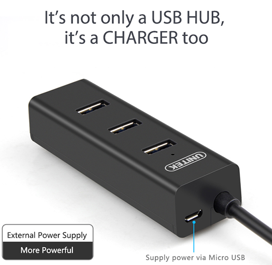 Bộ chia/ Hub USB 3.0 4 Ports Unitek Y3082B
