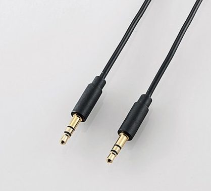 Cáp Audio 2 đầu 3.5mm Elecom DH-MMCN10 (1m) (Đen)