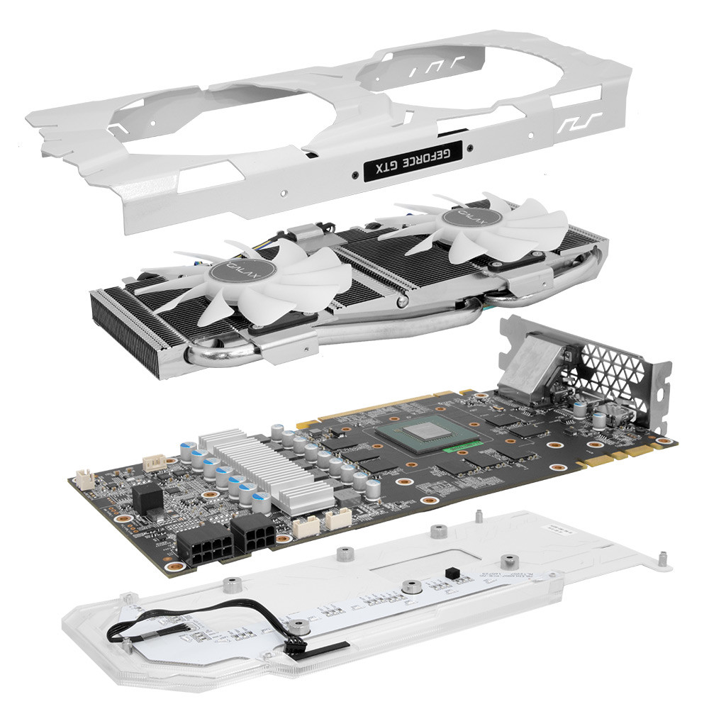 Card màn hình Galax 8GB GTX1070 Ti EX-SNPR (Trắng) 6