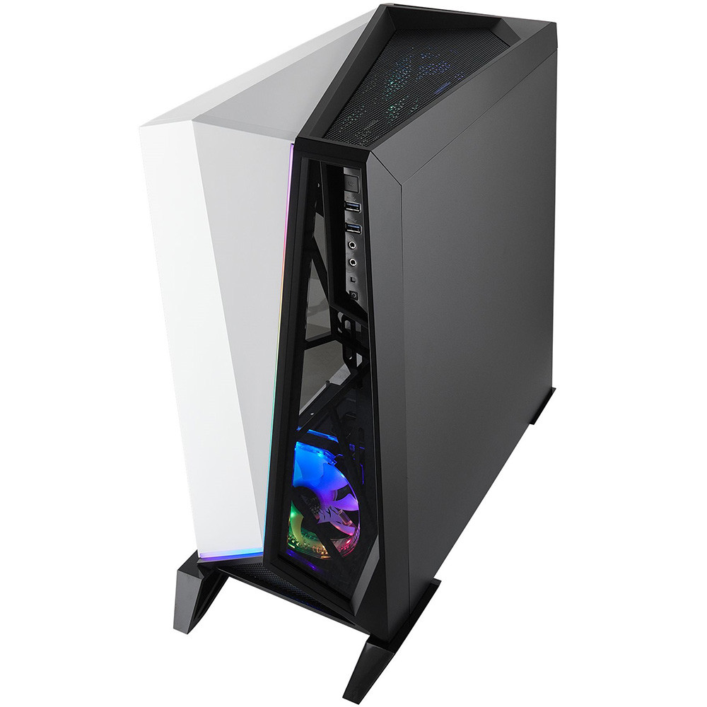 Case Corsair SPEC-Omega RGB - Tempered Glass (CC-9011141-WW) (Trắng đen)