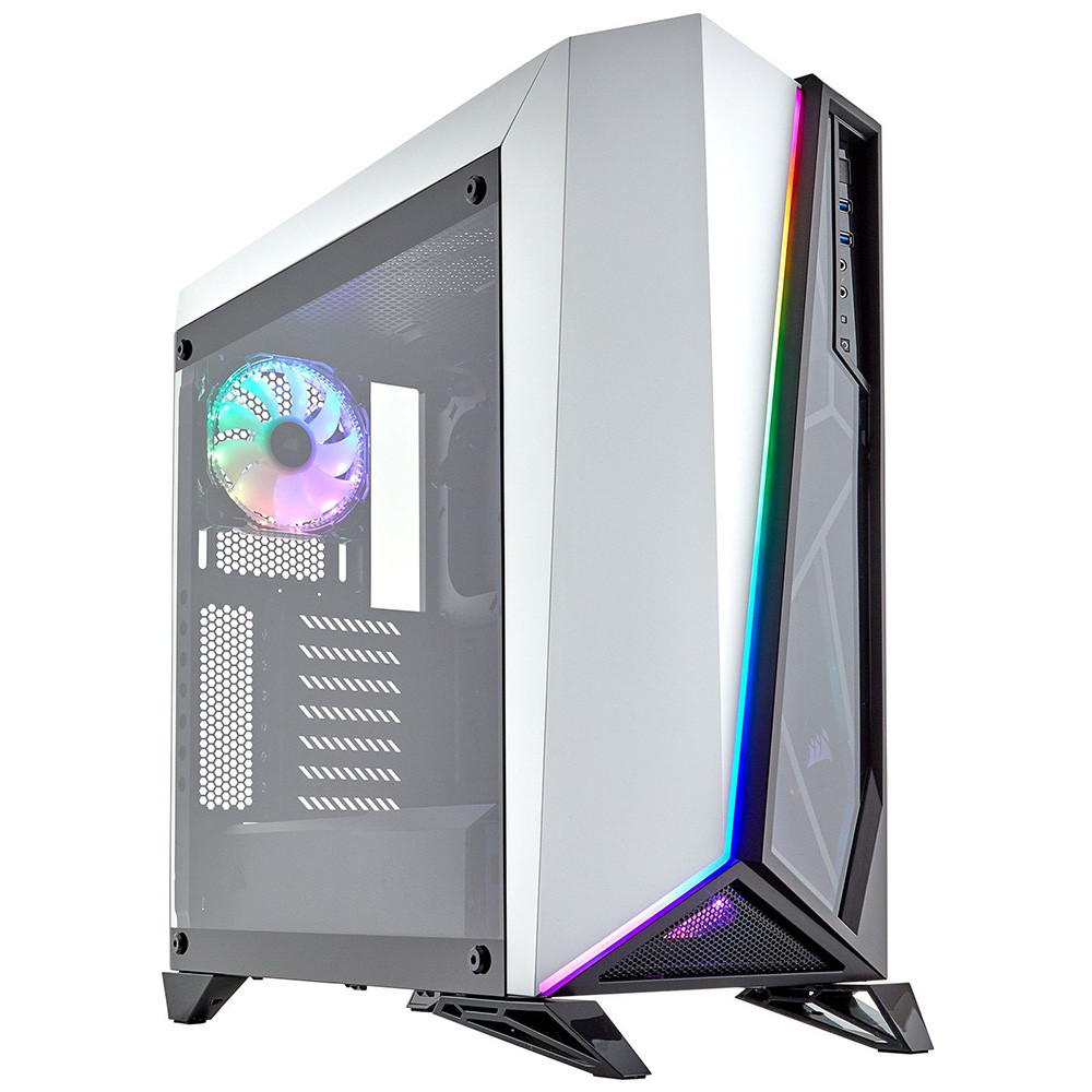 Case Corsair SPEC-Omega RGB - Tempered Glass (CC-9011141-WW) (Trắng đen)