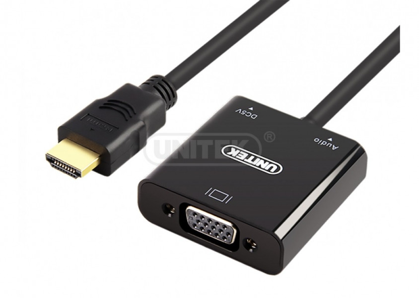 Cáp HDMI - VGA + Audio Unitek (Y6333)
