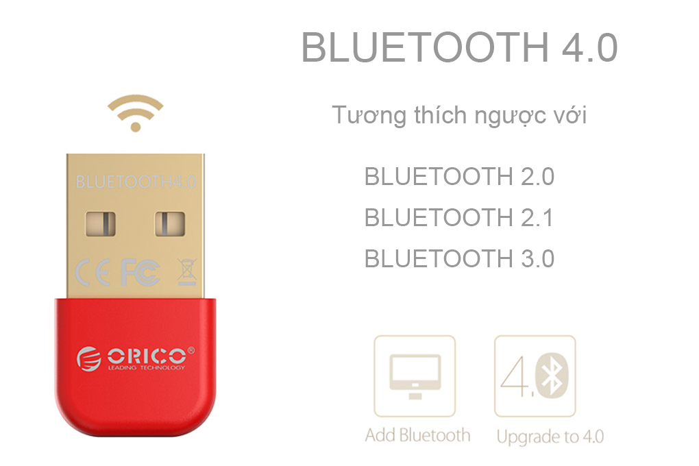 Cổng kết nối Bluetooth V4.0 Orico (BTA-403)
