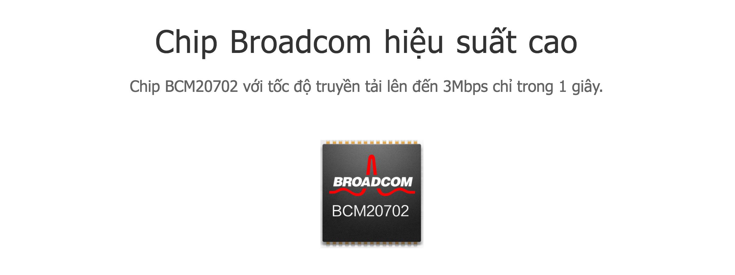 Chip Broadcom hiệu suất cao
