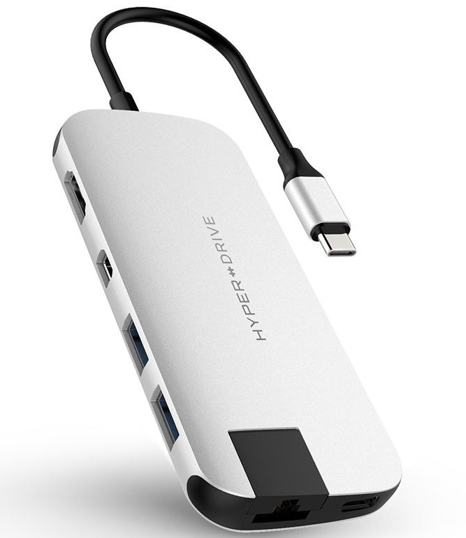 Hub Hyperdrive Slim USB-C Multi Port HD247B (Bạc)