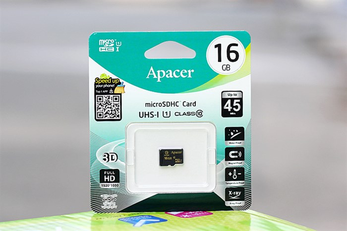 Micro SD UHS1 16GB Apacer (class10)