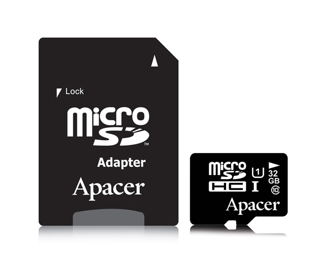 Micro SD UHS1 32GB Apacer (class10)