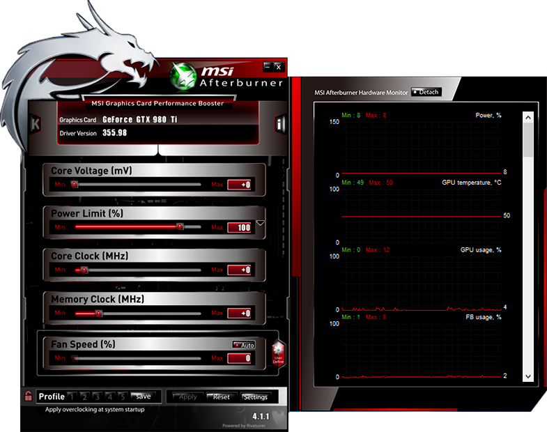 Card màn hình Msi 4GB GTX1050Ti 4G OCV1 GDDR5/128bit (1fan)