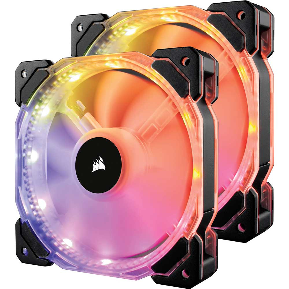 Quạt case Corsair FAN HD 140 RGB LED (2 FAN + controller) (CO-9050069-WW)