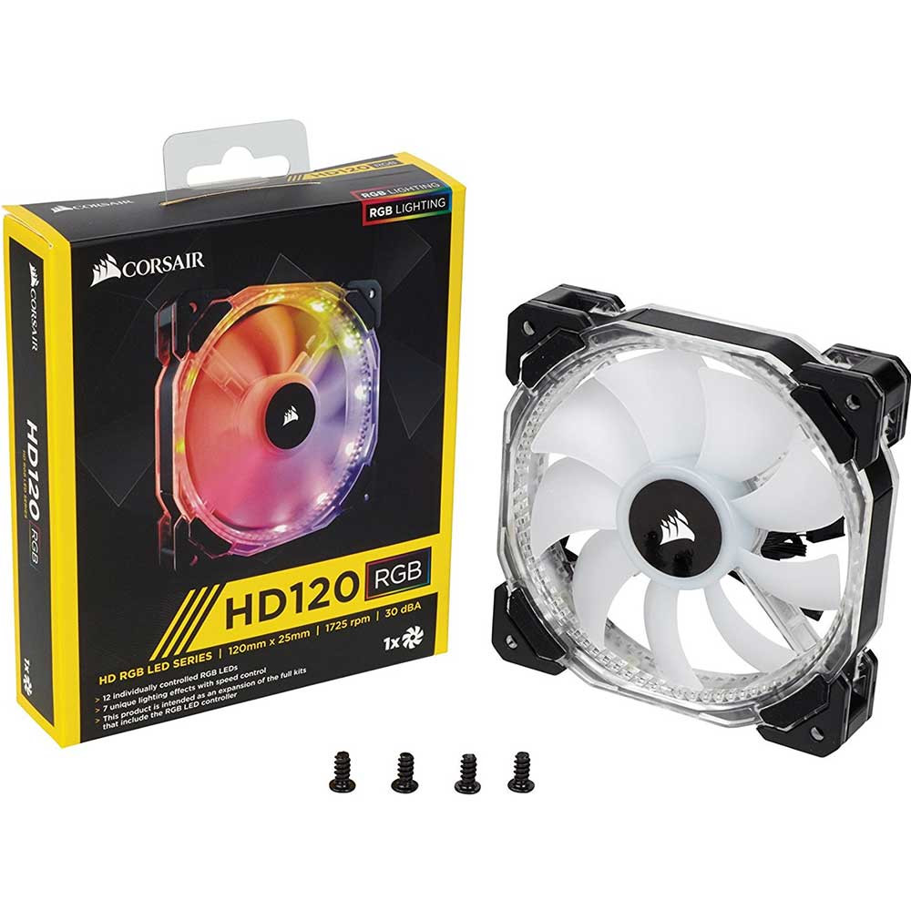 Quạt case Corsair HD 120 RGB LED - 1 fan (CO-9050065-WW)