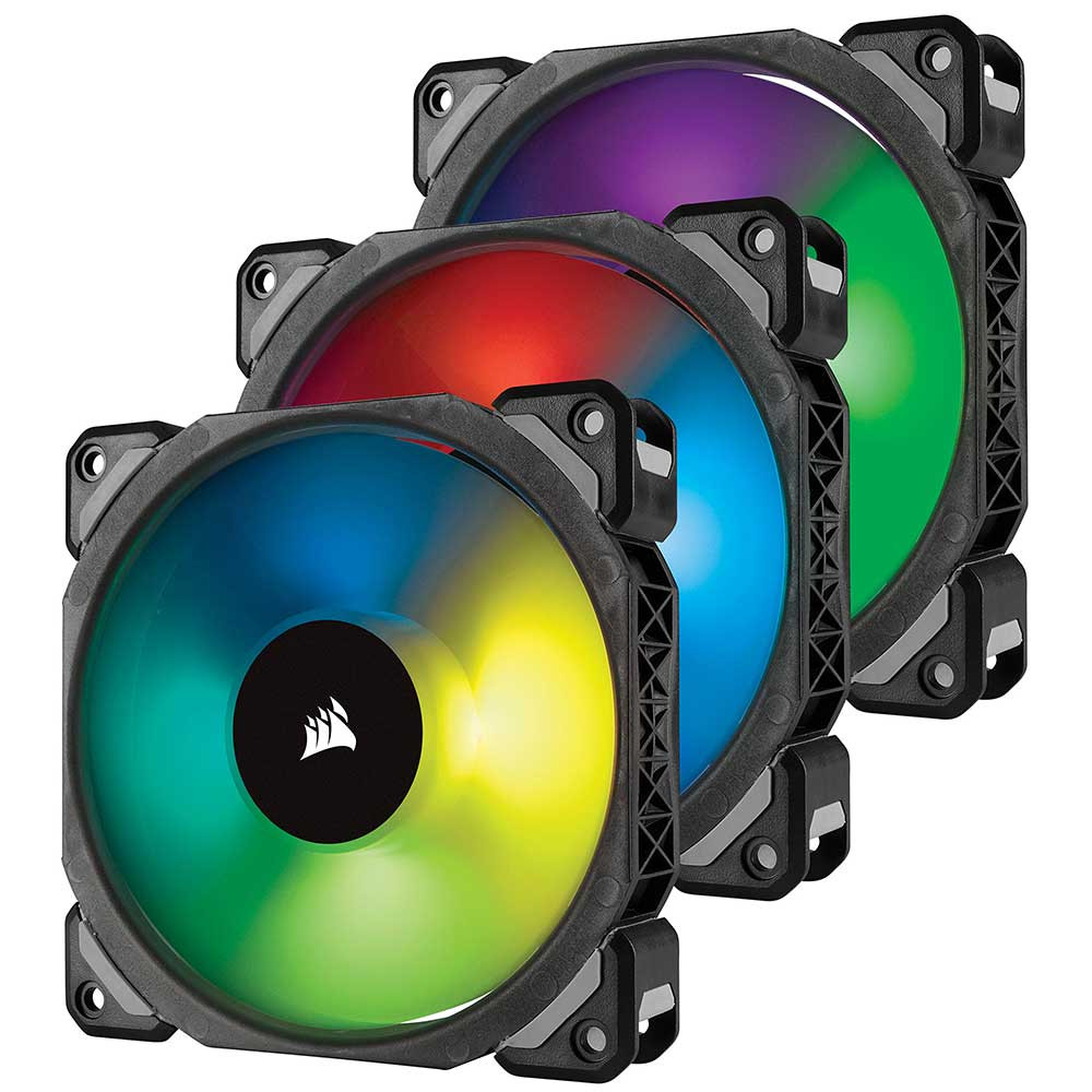 Quạt case Corsair ML140 RGB (2 fan + LED Corsair Lighting Node PRO) (CO-9050078-WW)