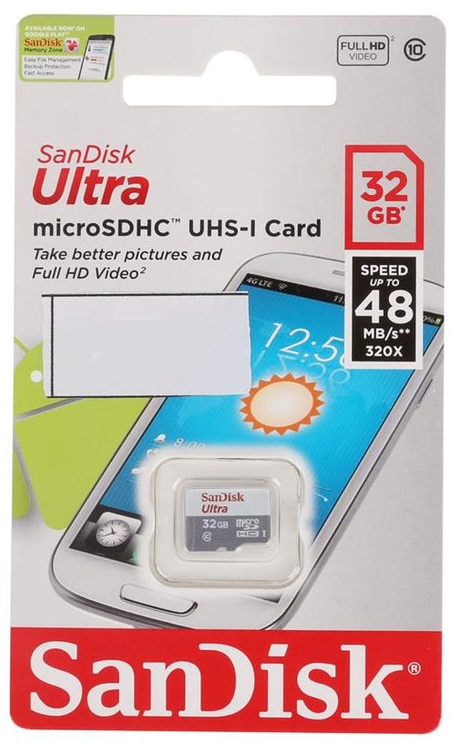 Thẻ nhớ Micro SDHC Sandisk 32GB (class 10) Ultra 