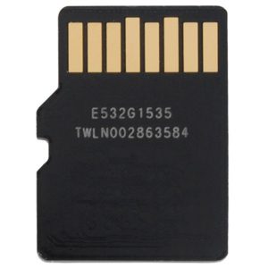 Thẻ nhớ Micro UHS1 64GB Apacer (Class 10) mặt sau