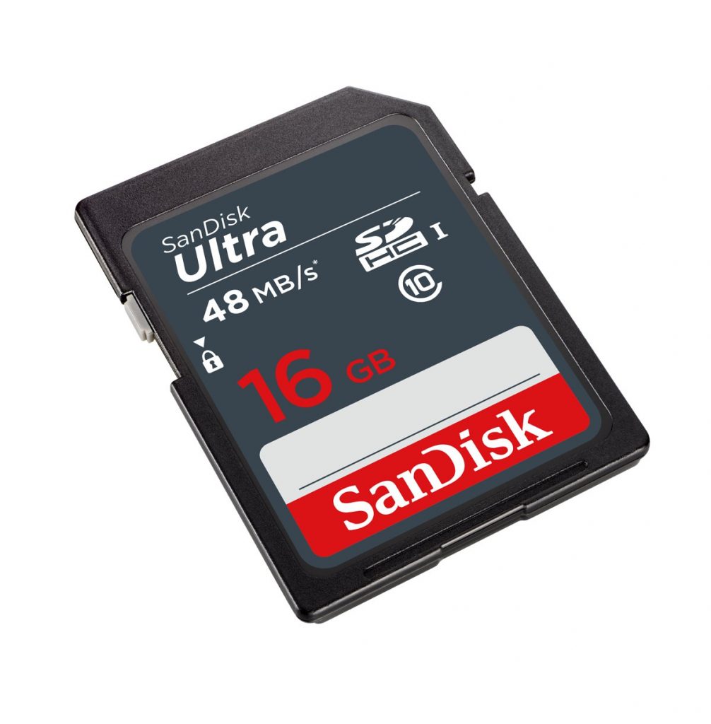 Thẻ nhớ SDHC Sandisk 16GB (class 10) Ultra 1