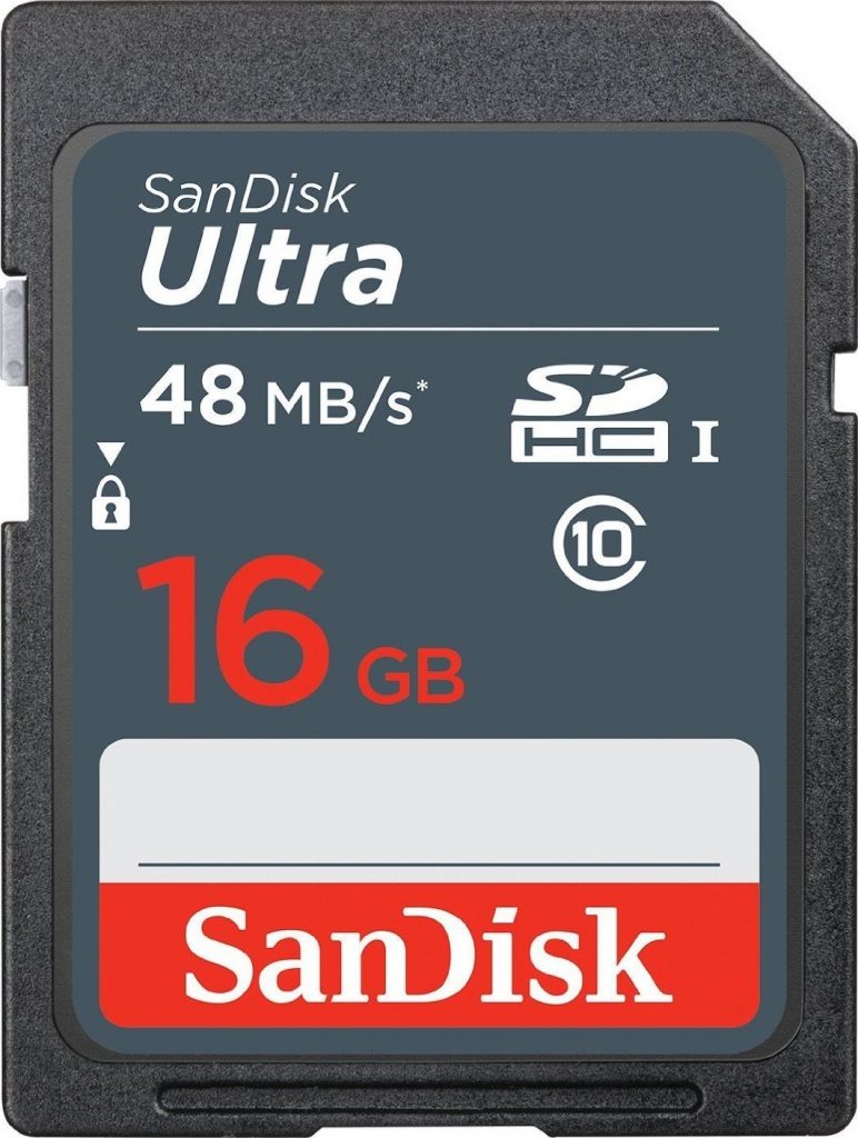 Thẻ nhớ SDHC Sandisk 16GB (class 10) Ultra