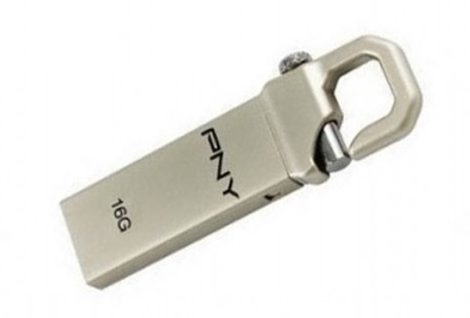 Ổ cứng di động/ USB PNY 16GB Hook (2.0) (Bạc)