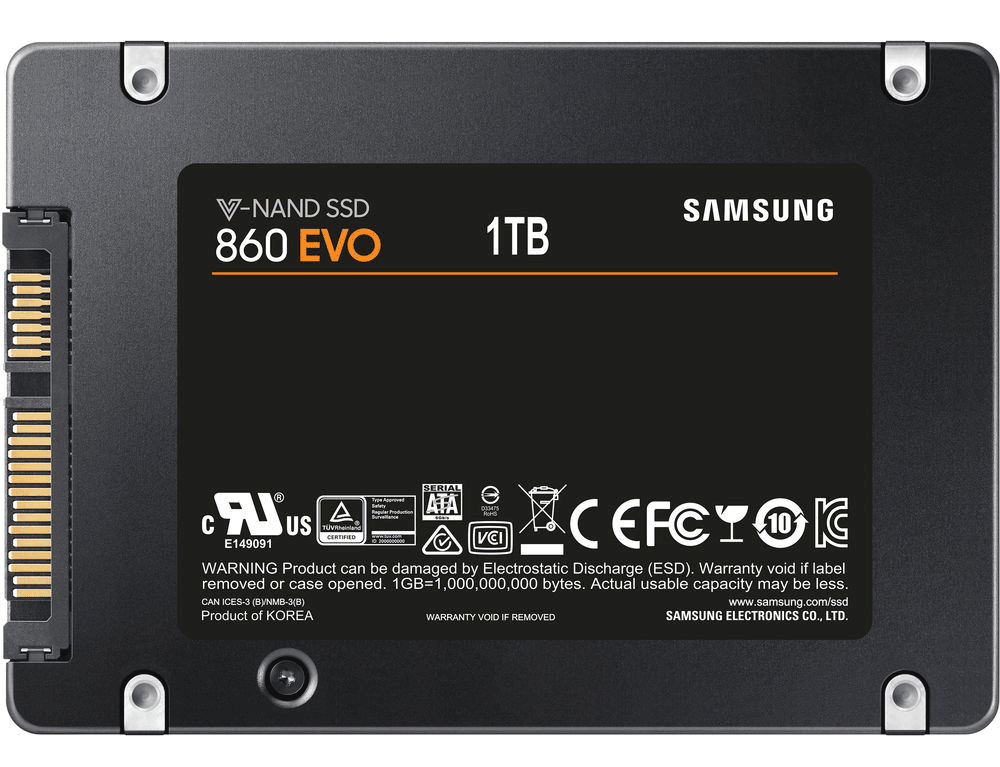 Ổ Cứng SSD Sata III 2.5 inch 1TB Samsung 860 Evo MZ-76E1T0BW