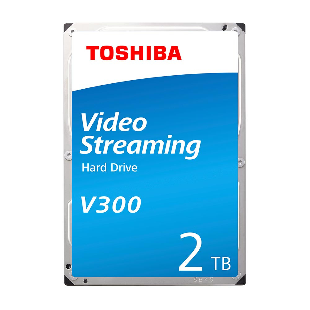Ổ cứng HDD Toshiba V300 Video Streaming 3.5" 2TB SATA 5700RPM 64MB (HDWU120UZSVA)