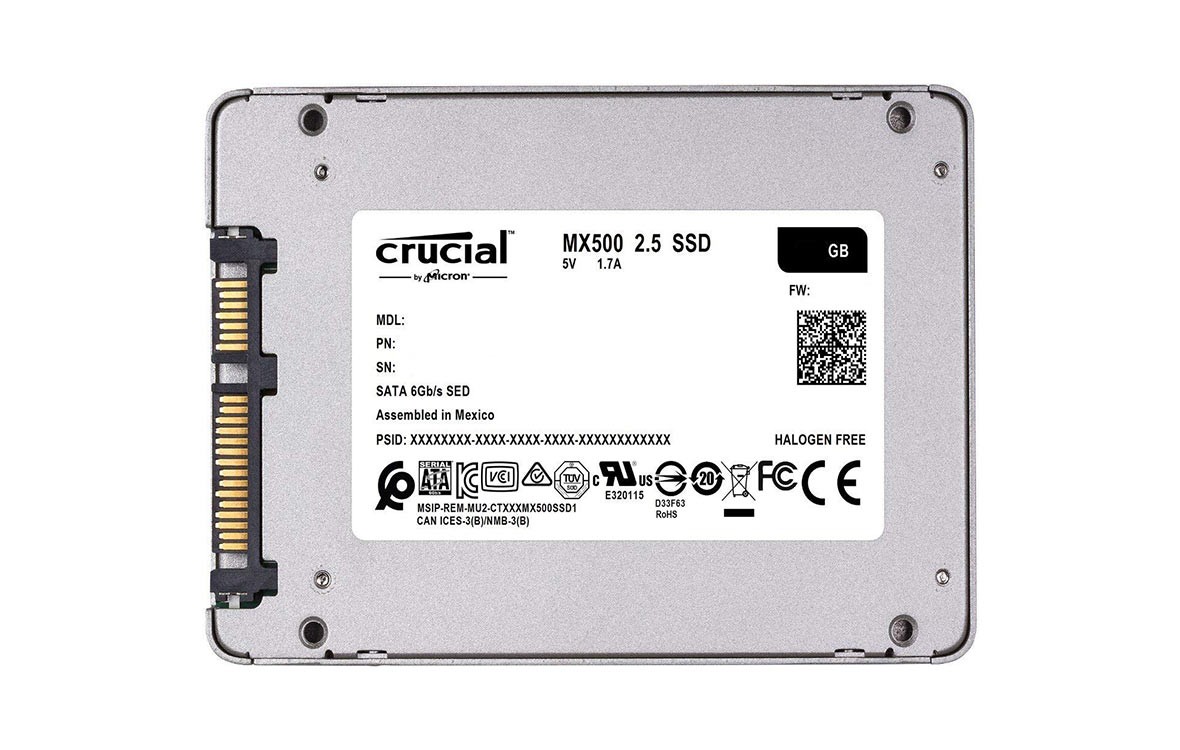Ổ cứng SSD Crucial MX500 2.5" 2TB SATA 6.0Gb/s (CT2000MX500SSD1)