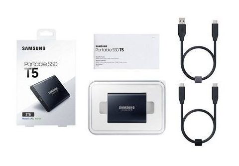 Ổ cứng SSD Samsung 1TB 2.5 T5 Portable (MU-PA1T0B:WW)