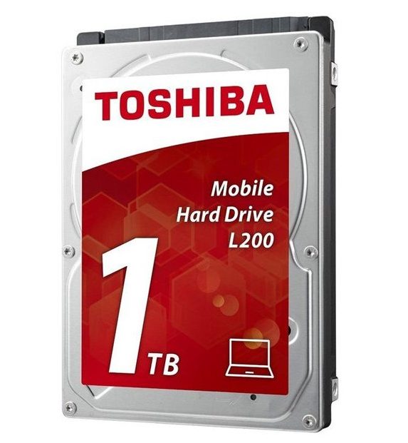 Ổ cứng HDD Toshiba L200 2.5" 1TB SATA 3Gb/s 5400 RPM (HDWL110UZSVA)