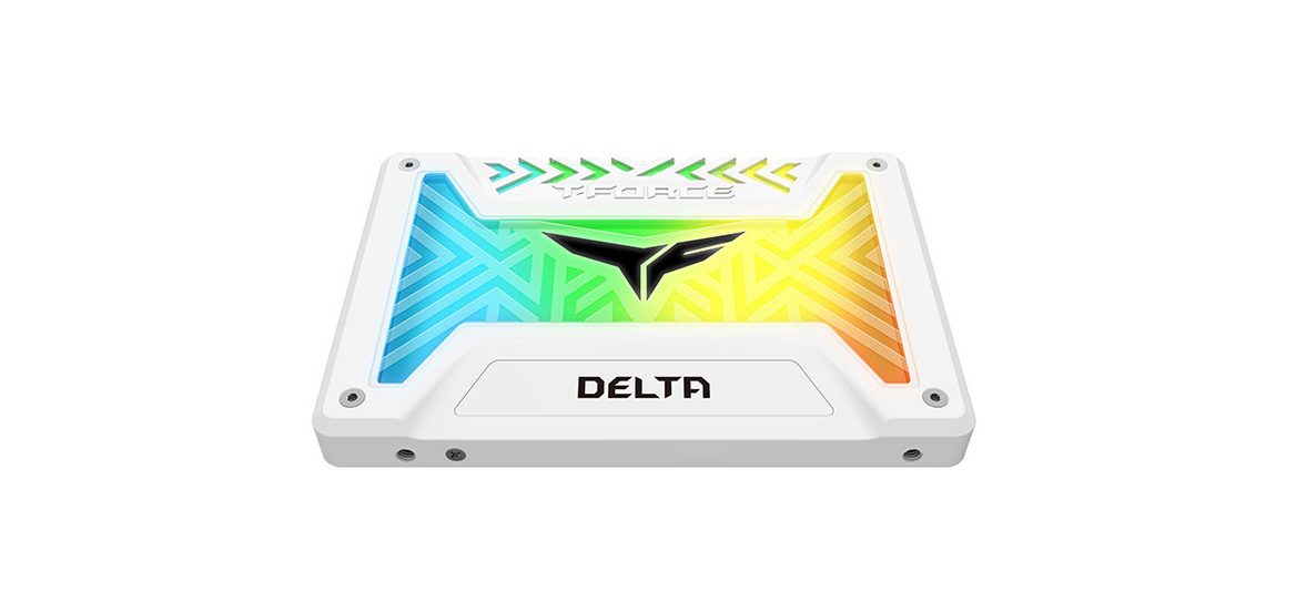 Ổ cứng SSD Team Delta RGB 2.5" 250GB SATA 6Gb/s (Trắng)