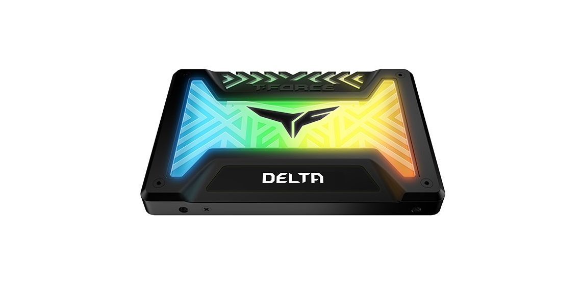 Ổ cứng SSD Team Delta RGB 2.5" 1TB SATA 6Gb/s (Đen)