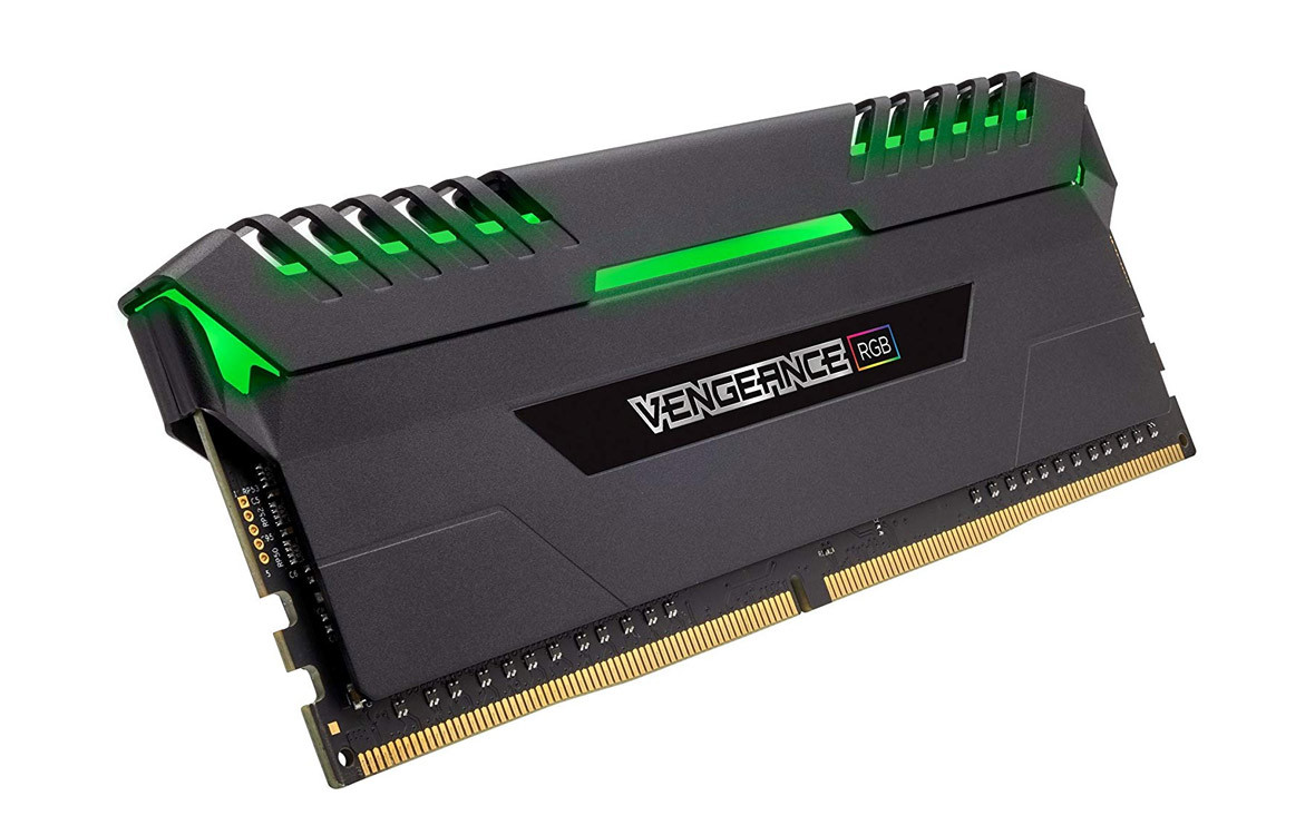 Bộ nhớ DDR4 Corsair 16GB (3000) CMR16GX4M2C3000C15 Ven RGB (2x8GB) (Đen)