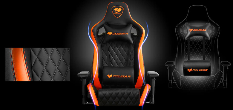 Ghế Cougar Armor S Kingsize -5D Armrest Pro Gaming