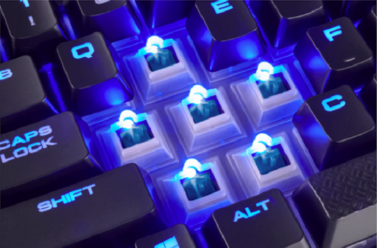 Bàn phím cơ Corsair K68 MX Blue