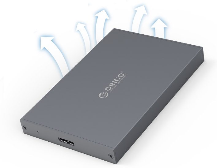 Box ổ cứng 2.5 inch Orico 2789U3 Sata USB (3.0) (Cam Bạc)