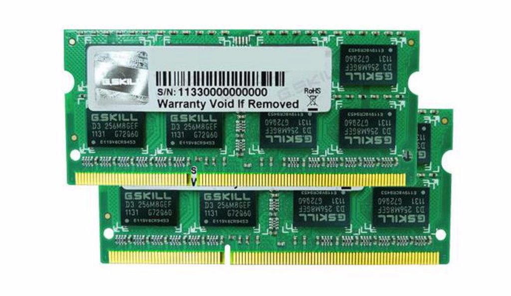 Bộ nhớ laptop DDR3 G.Skill 2GB (1333) F3-10666CL9S-2GBSQ