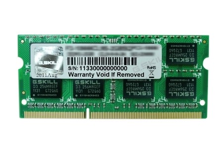 Bộ nhớ laptop DDR3 G.Skill 4GB (1600) F3-12800CL11S-4GBSQ
