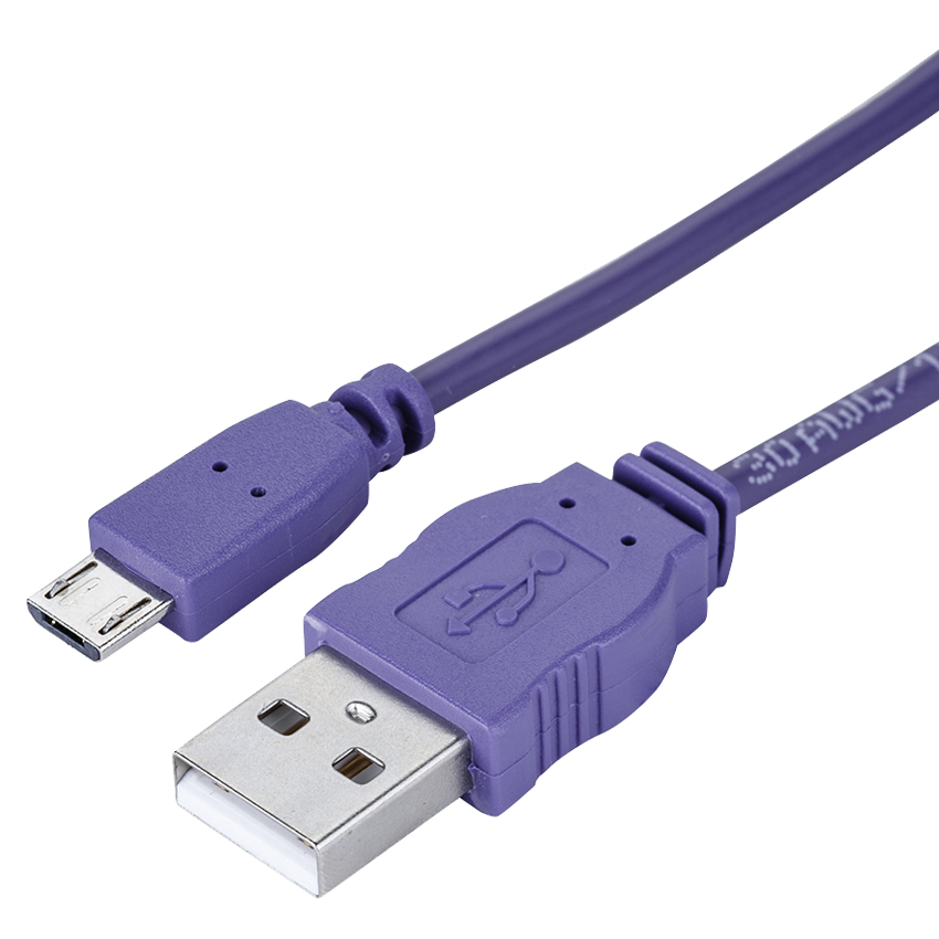 Cáp Micro USB Elecom MPA-AMBCL12PU (Tím)