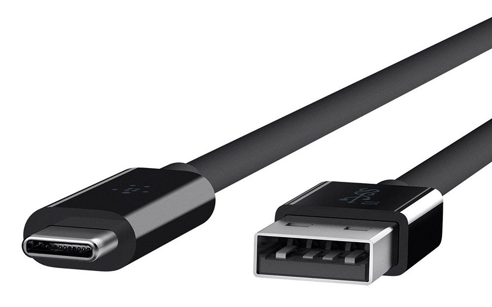 Cáp USB-C to USB-A Belkin 1m F2CU029bt1M-BLK
