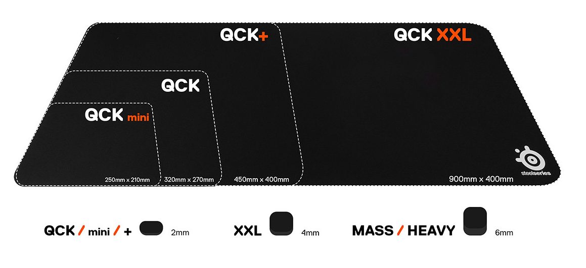 Miếng lót chuột SteelSeries QcK mini