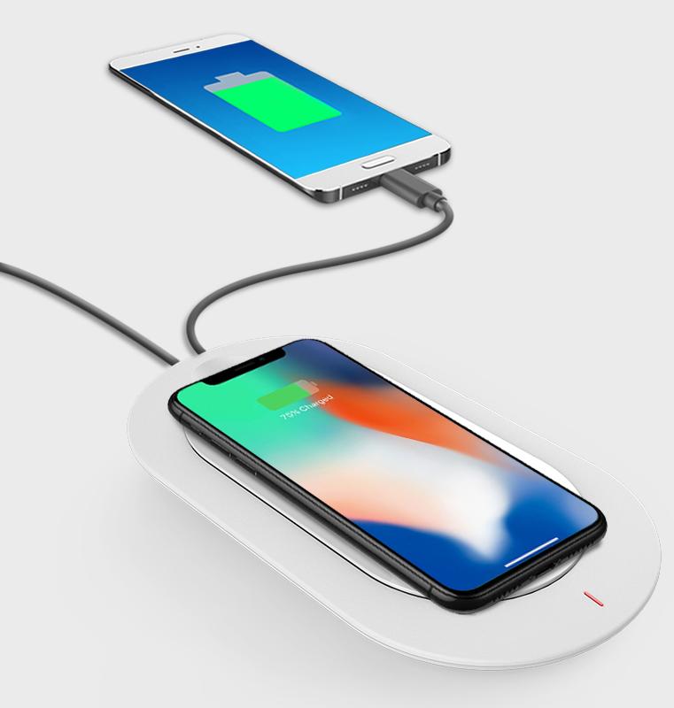 Pin sạc dự phòng không dây MIPOW Cube X 5000 mAh SPX07-WT (Trắng) sạc không dây đẳng cấp cho smartphone của bạn