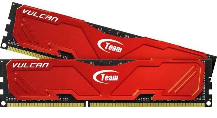 RAM Team Vulcan 8GB DDR3 1600 Heatsink (Đỏ)