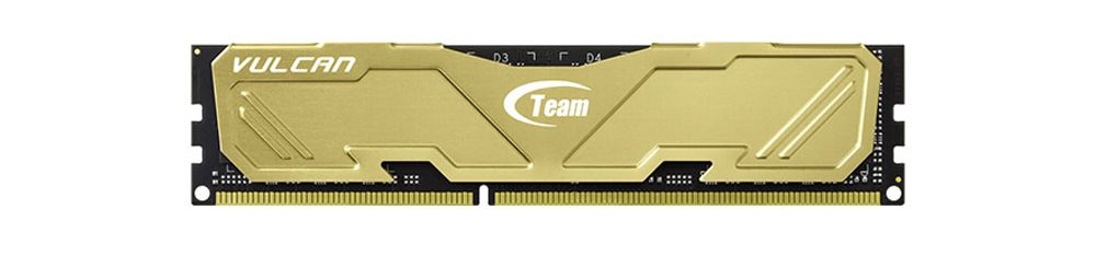 Ram Team Vulcan 8GB DDR3 1600 Heatsink (Gold)